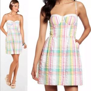 Lilly Pulitzer Seersucker Summer Plaid Dress